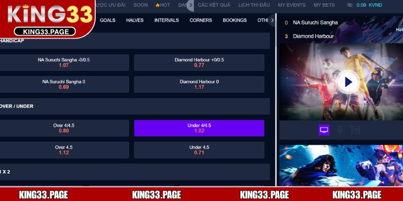 Các môn thể thao hấp dẫn nhất tại United Gaming KING33